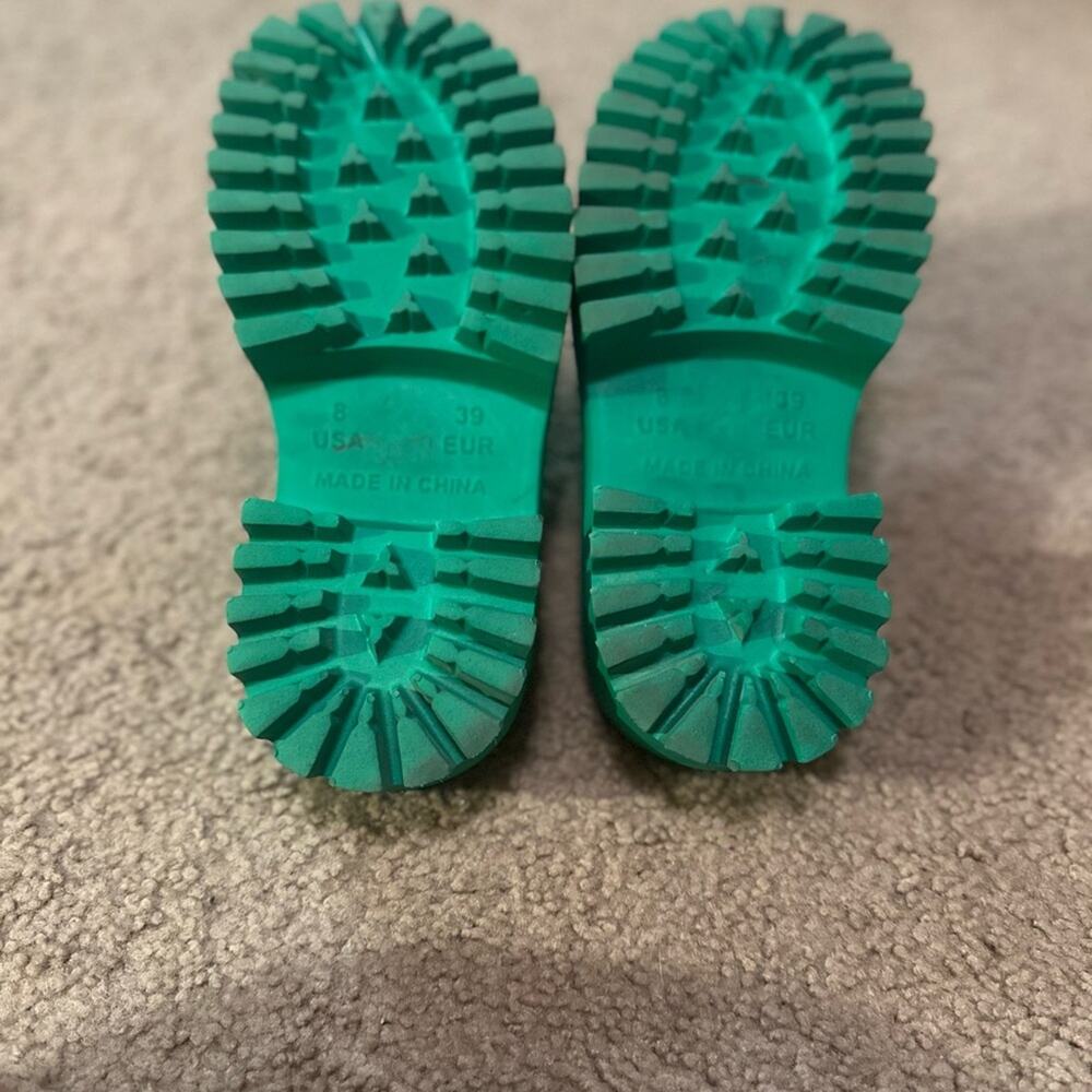 Jeffrey Campbell Lightweight PVC PLATFORM CLOG APPLE SPRING GREEN EUR 39 USA 8 - Picture 8 of 11